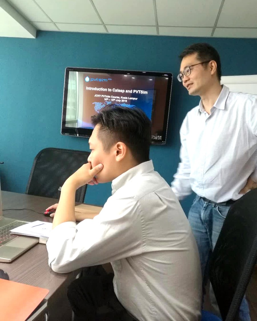 北京嘉城恒业技术人员赴马来西亚吉隆坡参加 PVTsim 培训课程